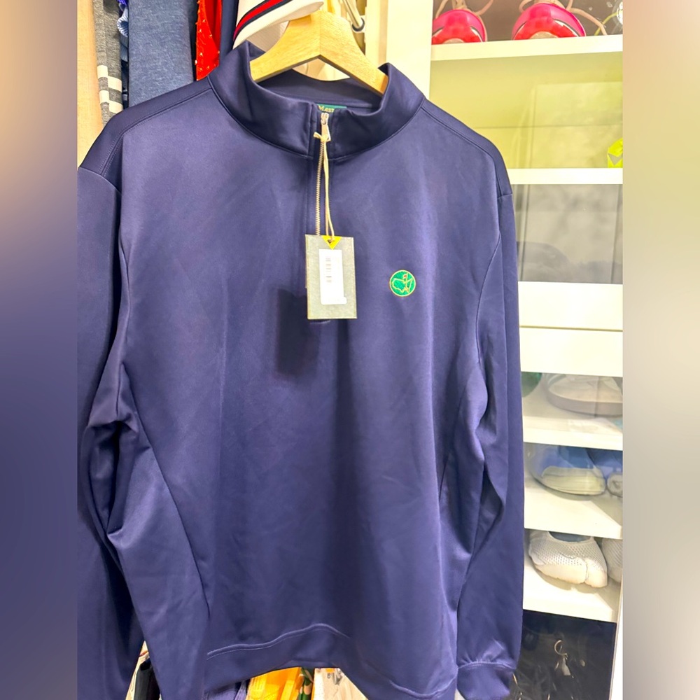 Masters Berckman’s Place Men’s 1/4 Zip Pullover. Men’s size Large L.